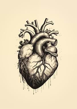 Anatomical Heart Illustration
