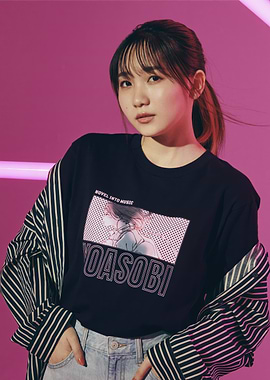 YOASOBI T-shirt with Anime Graphic