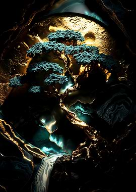 Enchanted Bonsai Waterfall