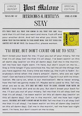 Post Malone 'Stay'