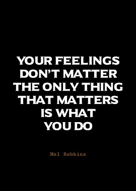 Mel Robbins quote about action