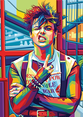 Yungblud Colorful Pop Art