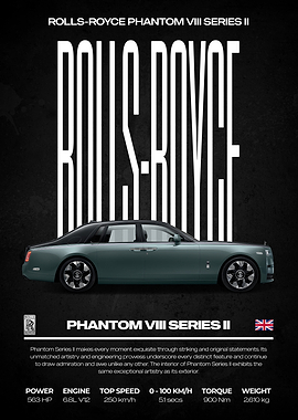 Rolls-Royce Phantom VIII Series II Poster
