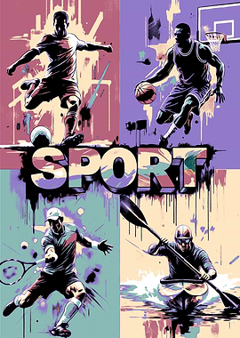 Dynamic Sports Collage
