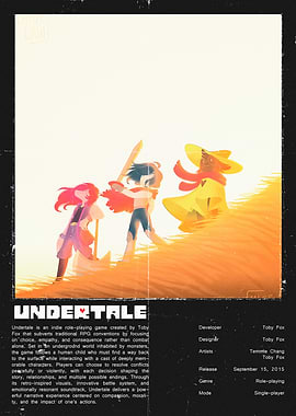 Undertale Game Poster