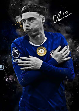 Cole Palmer Player with Signature