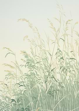 Asian Tall Grass and Reeds