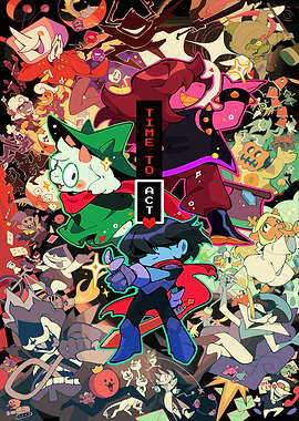 Deltarune 'Time to Act' Poster