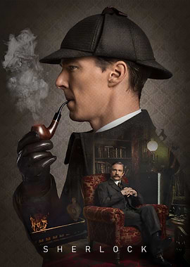 Sherlock Holmes Smoking Pipe