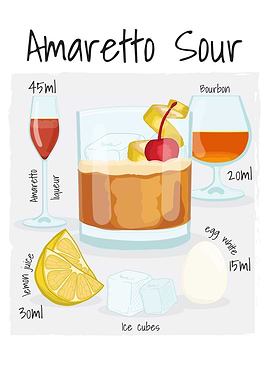 Amaretto Sour Cocktail Recipe