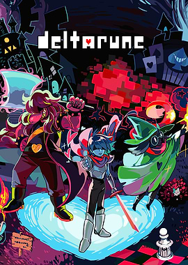 Deltarune Characters and Logo