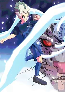 Anime boy with ice powers and beast