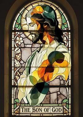 Stained Glass of Jesus