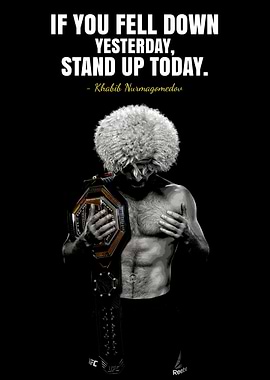 Khabib Nurmagomedov Motivational Quote