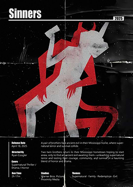 Sinners Movie Poster