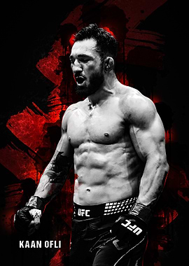 Kaan Ofli UFC Fighter Portrait