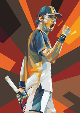 Alex de Minaur Celebrates Victory