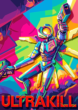 Ultrakill Robot with Guns