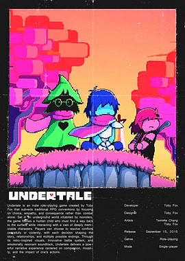 Undertale Game Poster