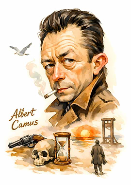 Albert Camus Portrait
