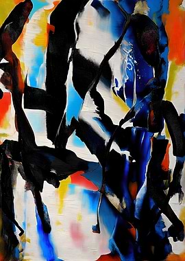 Abstract Expressionist Painting