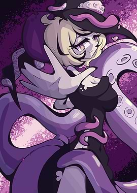 Octopus Witch Character Art