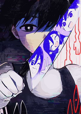 Anime Character Holding a Knife