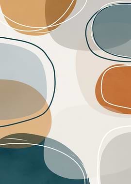 Abstract Shapes with Organic Lines
