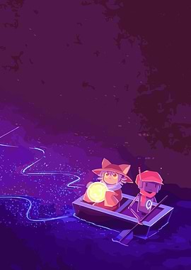 Niko and the Robot in a Boat