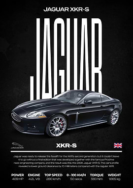 Jaguar XKR-S Poster