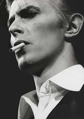 David Bowie Smoking