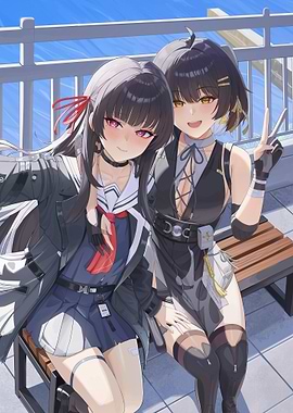 Chisa and Rover (Male) Wuthering Waves