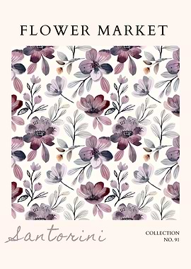 Floral Pattern with Text