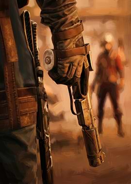 Arc Raiders hunter with blaster