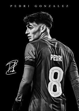 Pedri Gonzalez Black and White Portrait