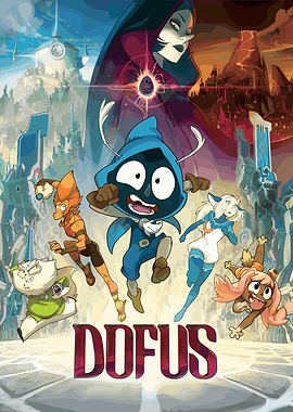 Dofus Characters and Villain Poster