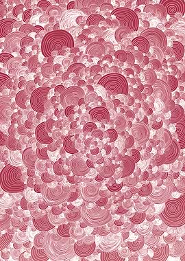 SKY — Negative Red and White Spirals