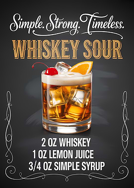 Whiskey Sour Cocktail Recipe