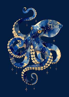 Golden Celestial Octopus