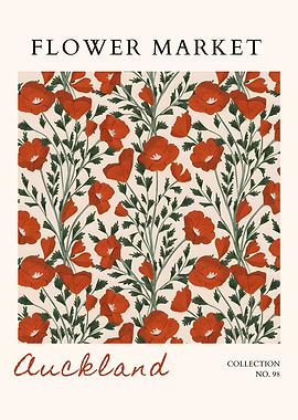 Floral Market Poster