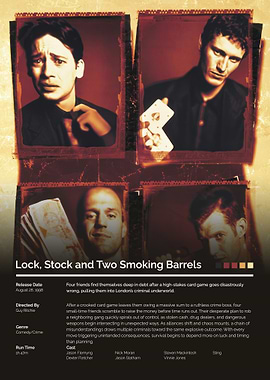 Lock, Stock and Two Smoking Barrels Movie Poster