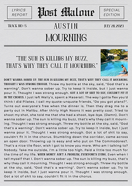 Post Malone Mourning