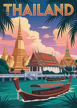 Thailand Travel Poster