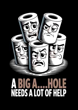 Toilet Paper Rolls with Faces