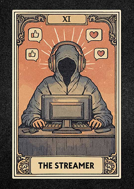 The Streamer Tarot Card