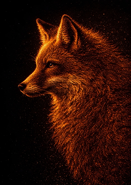 Fiery Fox Portrait