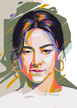 Pop Art Portrait of a Woman