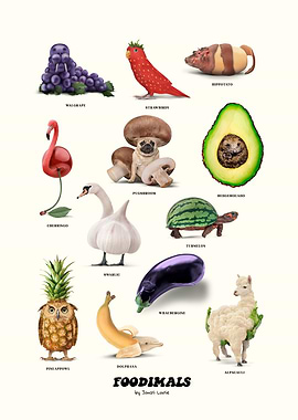 Foodimals - Animal-Food Hybrids