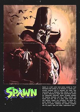 Spawn Comic Book Poster