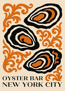 Oyster Bar New York City Poster